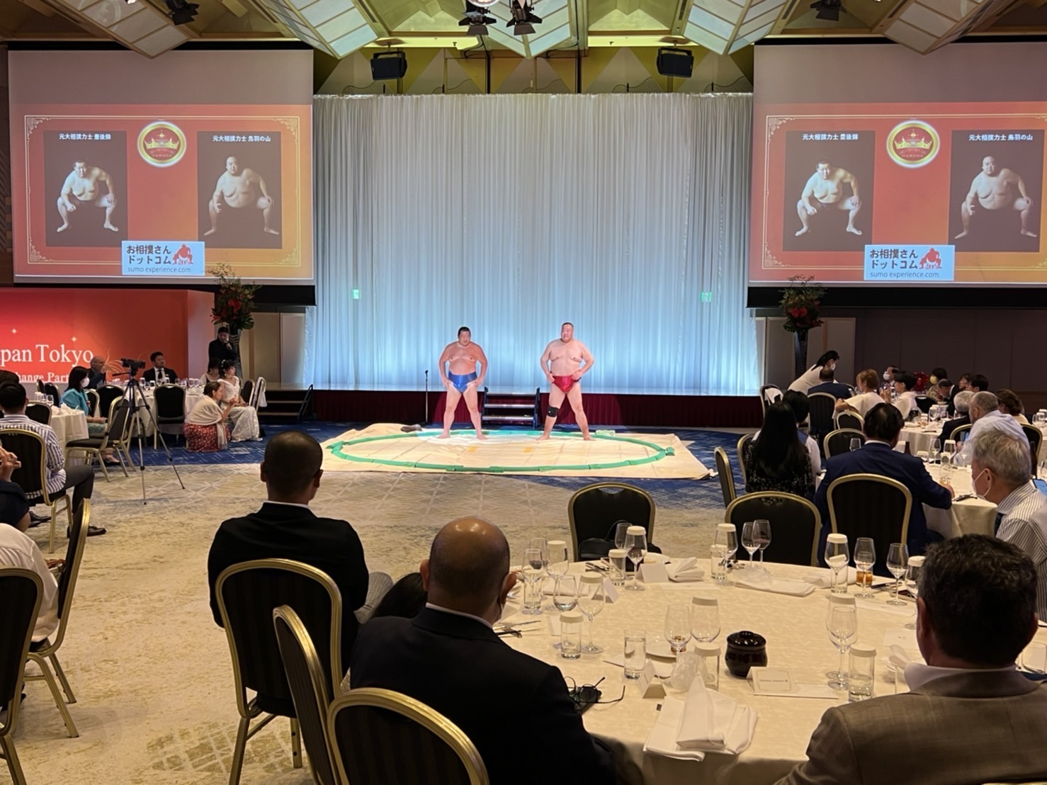投稿についてもっと詳しく 雅叙園にて相撲デモンストレーションを披露いたしました。