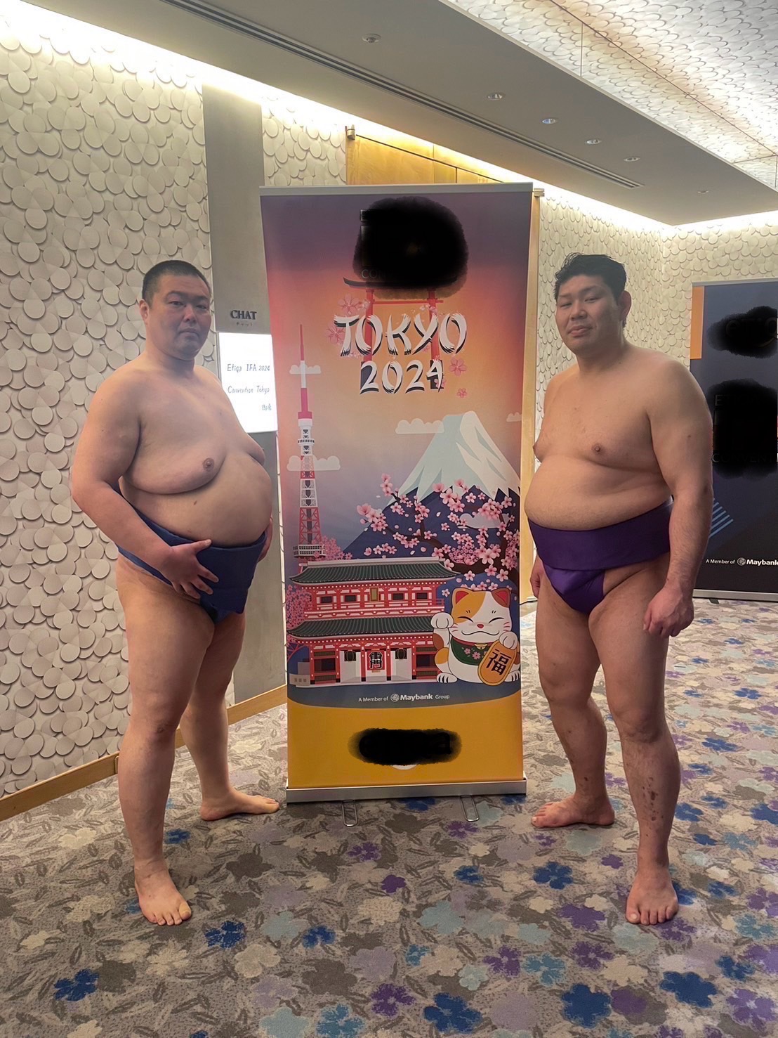 投稿についてもっと詳しく 海外の企業のパーティーで相撲ショーを行いました！